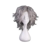 Fate Grand Order Avenger Monte Cristo Edmond Dantes Parrucca corta riccia Costume Cosplay Fate Apocrypha Capelli resistenti al calore Parrucche da uomo