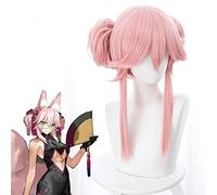 Fate Grand Order FGO Tamamo No Mae Pink Bun Cosplay sintetico resistente al calore Halloween Carnival Party Cosplay + Cappellino parrucca gratuito