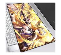 Fate Grand Order Tappetino Mouse Gaming 700x 300mm XL per Mouse e PC, 3mm Mouse Pad Antiscivolo Fondo in Gomma con Bordi Cuciti,A