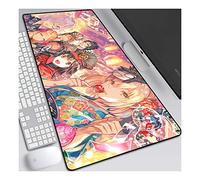 Fate Grand Order Tappetino Mouse Gaming, Grande Anime Mouse Pad XXL 800x300mm Confortevole, Lavabile, 3mm Antiscivolo Tappetino per mouse Scrivania Supporto per Ufficio, Adatto per computer e PC, D