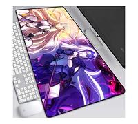 Fate Grand Order Tappetino per XL Mouse da Gioco - Gaming Mousepad Extra Grande 700 x 300mm - Pad 3mm con Base in Gomma Antiscivolo - Spessore 3mm Anime Tappetino Mouse,E