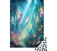 Fate incantateScena di bosco fantasyPuzzle 1000 Pezzi Per Adulti, Giochi EduGattoivi52x38cm/1000pcs