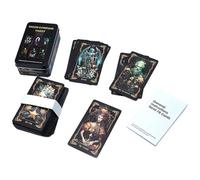 Fate Oracle Deck, Tarocchi Card Game, Divination Board Set, 5.12 pollici Symbolic Card Meanings, Intuitive Party Play, for Club Nights, Travel, Gatherings, Mistical Birthday Present