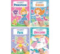 Fate-Principesse-Unicorni-Sirene. Minicoloretti. Con brillantini