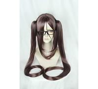 Fate/Stay Night Akuta Hinako Parrucca con due code di cavallo Cosplay Costume Fate Grand Order Donna Capelli lunghi Parrucca per costume di Halloween + Cappellino + Pista