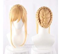 Fate Stay Night Altria Pendragon Sabre Cosplay Parrucca Gioco Anime FGO Fate Grand Order Parrucche Cosplay resistenti al calore 2 Tipi come foto