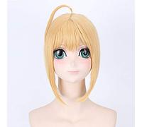 Fate stay night Arturia Pendragon Sabre Women Chignon Parrucca Cosplay Arturia e Altria Parrucche sintetiche resistenti al calore 1