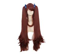 Fate/Stay night Tohsaka Another Akazawa Izumi Long Cosplay Wigs Clip Removable Ponytails Synthetic Hair Wig + Wig Cap