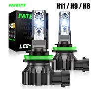 FATEEYE H11 H9 H8 Lampade Led Da Auto Fari Canbus Senza Errori 50W 10000LM Xeno