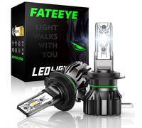 FATEEYE H7 Lampade A Led Fari Lampadine 50W 10000LM CSP 6500K Bianco Non Errore
