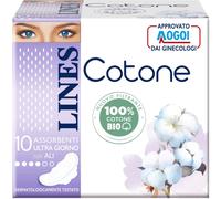 Fater FATER Lines Cotone - 10 Assorbenti Ultra Con Ali