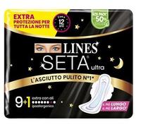 Fater LINES SETA ULTRA ASSORBENTI EXTRA NOTTE CARRY PACK PACCO SINGOLO 9+1 PEZZI