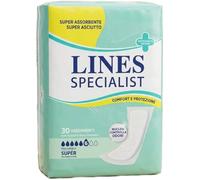 Fater Lines Specialist Classic Super - 30 Pannoloni Sagomati per Incontinenza Lieve o Moderata