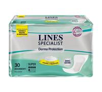 Fater Lines Specialist Derma Protection - 30 Pannoloni Assorbenti Sagomati Anatomici Per Incontinenza Super