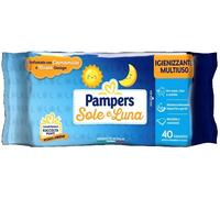 Fater Salviette Pampers Sole&Luna detergenti bimbo, 40 pezzi