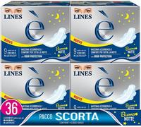 FATER SpA LINES E' QUADRI NOTTE 4 CONFEZIONI X 36 PEZZI