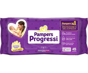 FATER SpA Salviettine Pampers Progressi per mani e viso, 45 pezzi