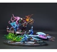 Fateskimmer, Araldo di Tzeentch sul carro ardente COMMISSIONE dipinto