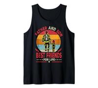 Father And Son Firefighter Best Friends for Life Fathers Day Canotta