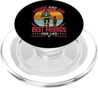 Father And Son Firefighter Best Friends For Life Fathers Day PopSockets PopGrip per MagSafe