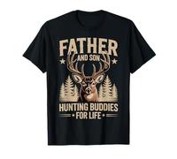 Father And Son Hunting Buddies for Life Outdoors Maglietta