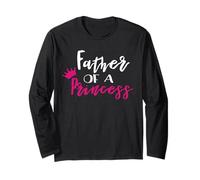 Father of A Princess Funny Fathers Day for Dad Maglia a Manica