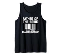 Father Of The Bride, Scan For Payment T-Shirt divertente detto Canotta