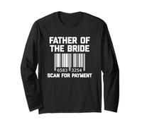 Father Of The Bride, Scan For Payment T-Shirt divertente detto Maglia a Manica