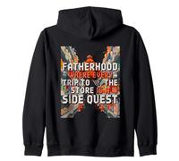 Fatherhood Where Every Trip TO The Store IS A Side Quest Felpa con Cappuccio