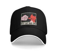 Fathers Day Best Cat Dad Ever Baseball cap Men Women Design Trucker Hat Summer y2k Cute Hunting Camping Sun Visor Snapback cap