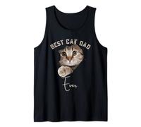 Father's Day Cat DAD gifts 2022, Funny Best Cat Dad Ever Canotta