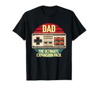 Fathers Day Dad The Ultimate Expansion Pack Gamer per Uomini Maglietta