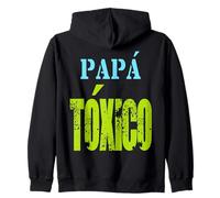 Fathers Day El Papa mas Chingon Funny Mexicans Dad Spanish Felpa con Cappuccio