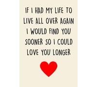 Fathers Day Gifts: IF I HAD MY LIFE TO LIVE ALL OVER AGAIN: Funny & Lovely Fathers Day Gifts From Wife.