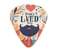 Fathers Day Love Dad 1 set di plettri per chitarra, materiale ABS di alta qualità, vari spessori, migliora la tua esperienza di gioco