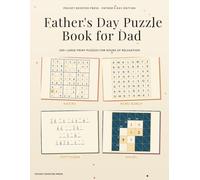 Father's Day Puzzle Book for Dad: 100+ Large-Print Puzzles for Hours of Relaxation