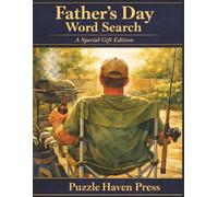 Father's Day Word Search: Large Print Word Search Puzzles for Dad, Grandpa, Stepdad & Husband | Fun Activity Gift Book for Father's Day