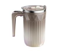 fatiaou da caffè auto-commovente, 450 ml, con agitatore rimovibile e ricaricabile, per tè al latte, cioccolato, bevande, ufficio, casa, cucina