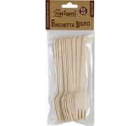 FATIGATI 144 FORCHETTE LEGNO CM.16 in 12 confezioni da 12 0000000442288