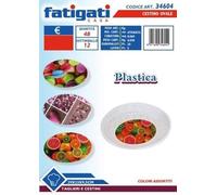 FATIGATI SRL Cestino PLASTICA Ovale 29x23x9,5cm 34604, Come da Foto