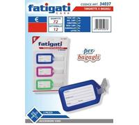 FATIGATI SRL L.Travel TARGHETTE Bagagli 3pz 34037, Come da Foto