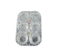 FATIGATI VASCHETTA ALLUMINIO FORMA MUFFIN X6 - 28X19X3CM 1PZ