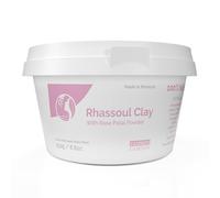 Fatima's Garden Rhassoul con Petali di Rosa - Maschera Calmante per Viso e Capelli, 250g