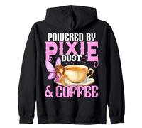 Fatina alimentata da Pixie Dust And Coffee per Donne Fairy Felpa con Cappuccio