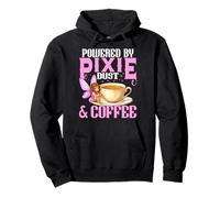 Fatina alimentata da Pixie Dust And Coffee per Donne Fairy Felpa con Cappuccio