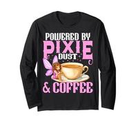 Fatina alimentata da Pixie Dust And Coffee per Donne Fairy Maglia a Manica