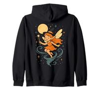 Fatina Strega con Luna Felpa con Cappuccio