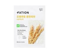 FATION Real Fit Crusca di Riso Brightening Mask Foglio 23 ml x 5ea K-Beauty