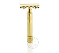 Fatip Grande Doppio Filo De Rasoio di Sicurezza Pettine Aperto - Oro