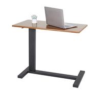 FATIVO Tavolino da Letto Regolabile in Altezza con Ruote Nascoste, Tavolino Servitore da letto per Mangiare, PC, Tavolino da Divano Tavolino Servipranzo per Anziani e disabili, Supporto Forte 20kg